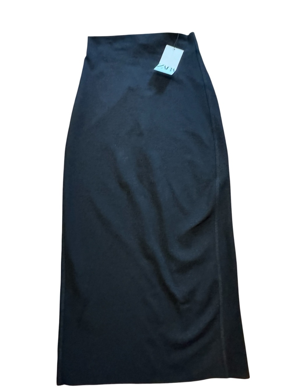 Zara Black High-Waist Maxi Skirt - Sleek Pencil Silhouette size M